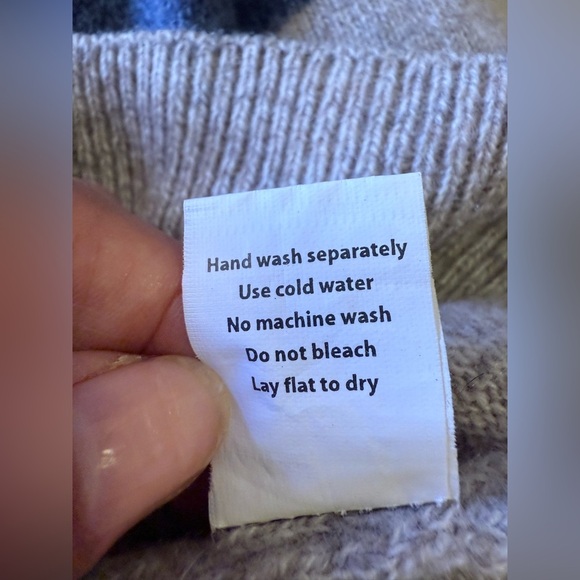 Vintage Cambridge Classics Mervyns Sweater Mens Large Knit korea Made gray - Picture 3 of 16